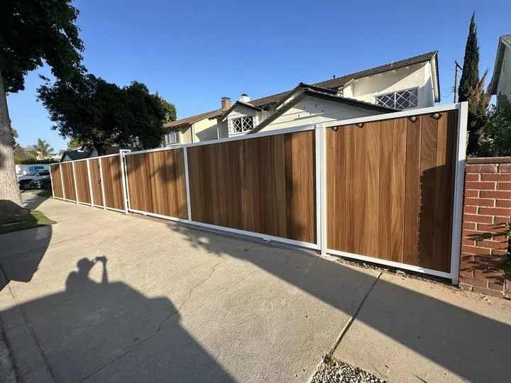 Coordinated street frontage