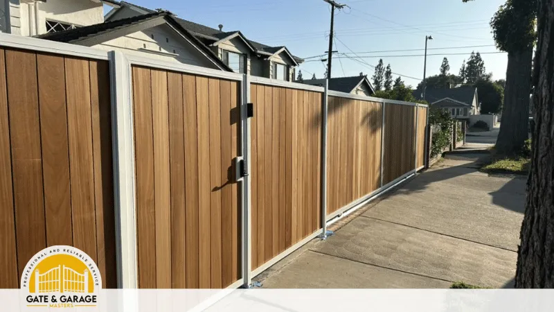 wooden gates